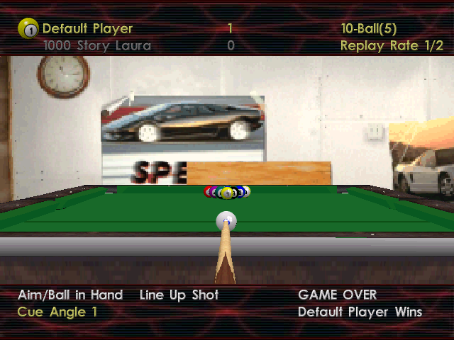 Virtual Pool 3 background