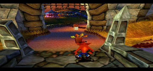 Crash Bandicoot 3 - Buttobi! Sekai Isshuu (Japan) background